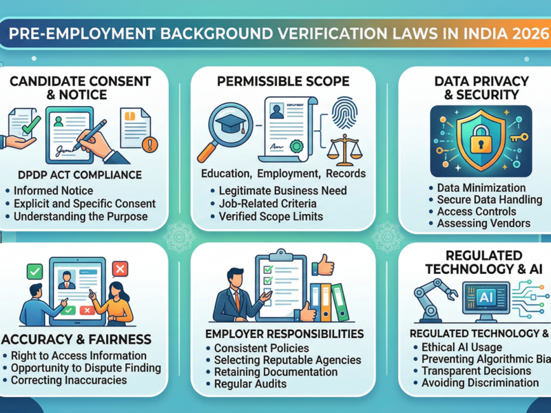 Pre-Employment Background Verification Laws in India 2026