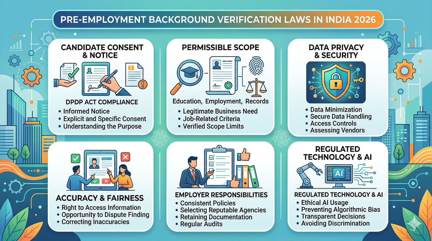 Pre-Employment Background Verification Laws in India 2026