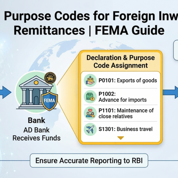 RBI Purpose Codes for Foreign Inward Remittances FEMA Guide