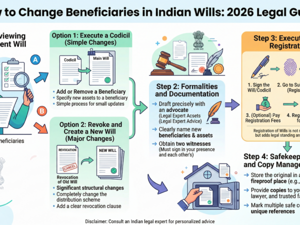 How to Change Beneficiaries in Indian Wills 2026 Legal Guide