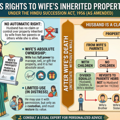 Husbands Rights to Wifes Inherited Property in India
