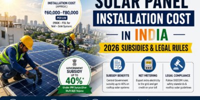 Solar Panel Installation Cost in India 2026 Subsidies & Legal Rules